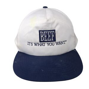 Beef It's What You Want Snapback Hat Multicolor One Size Adjustable West Pro